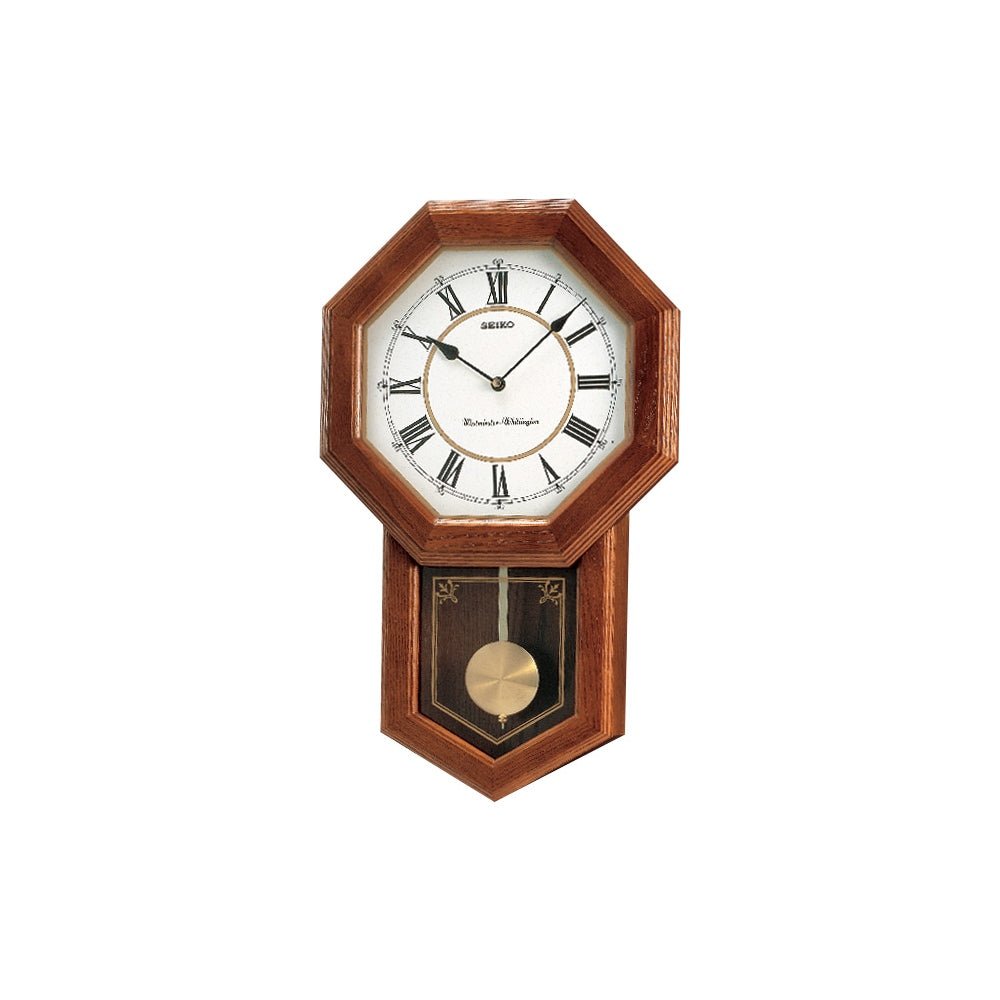 Seiko Pendulum Chiming Wall Clock QXH110-B