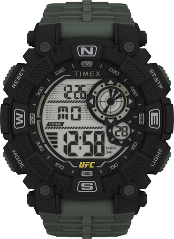 Timex UFC Redemption Digital 53mm Resin Band Watch TW5M53900