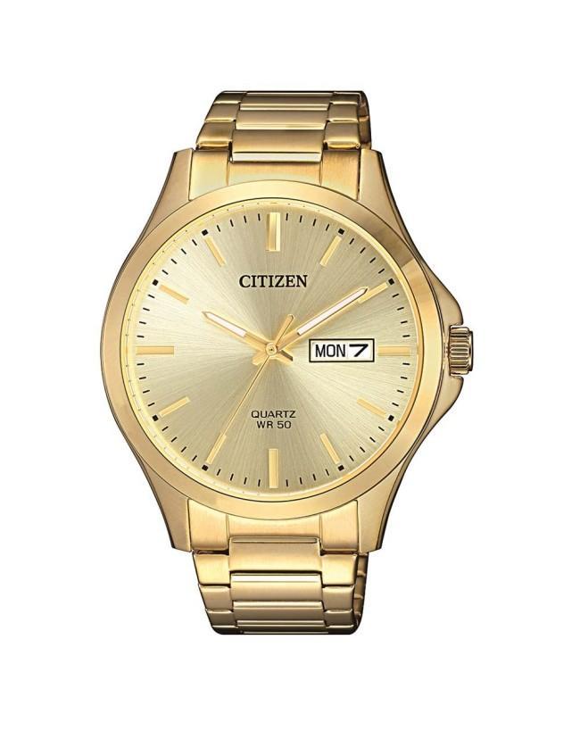 Citizen Mens Champagne Dial With Gold Plated Watch - BF2003-84P