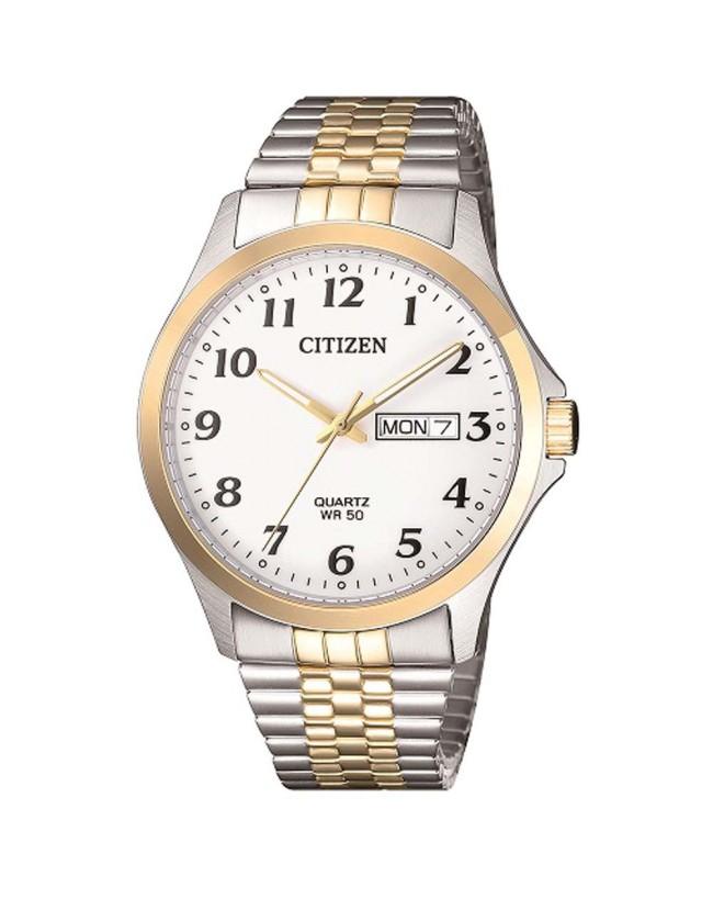 Citizen Mens 2 Tone Plated Expansion Strap - BF5004-93A