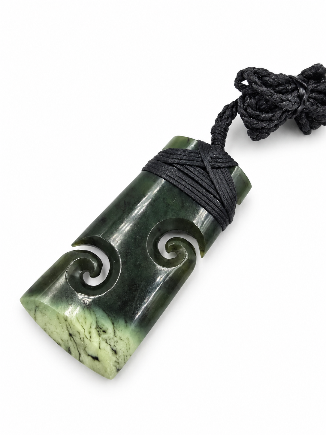 New Zealand Greenstone Toki Koru  75mm FVN92