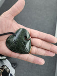 Greenstone Heart with Koru