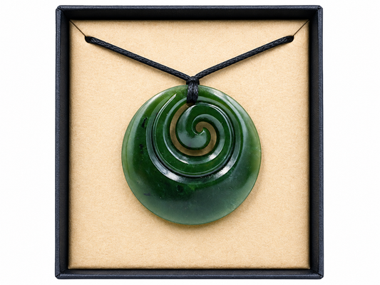 New Zealand Ngai Tahu Greenstone Koru NTP134