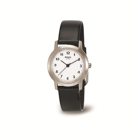 BOCCIA Ladies TITANIUM Leather Strap 3291-01