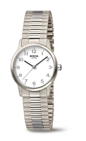 Boccia Ladies Titanium Expander Quartz 3318-01