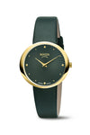 BOCCIA Ladies TITANIUM Pattern Dial Black Leather 3364-04