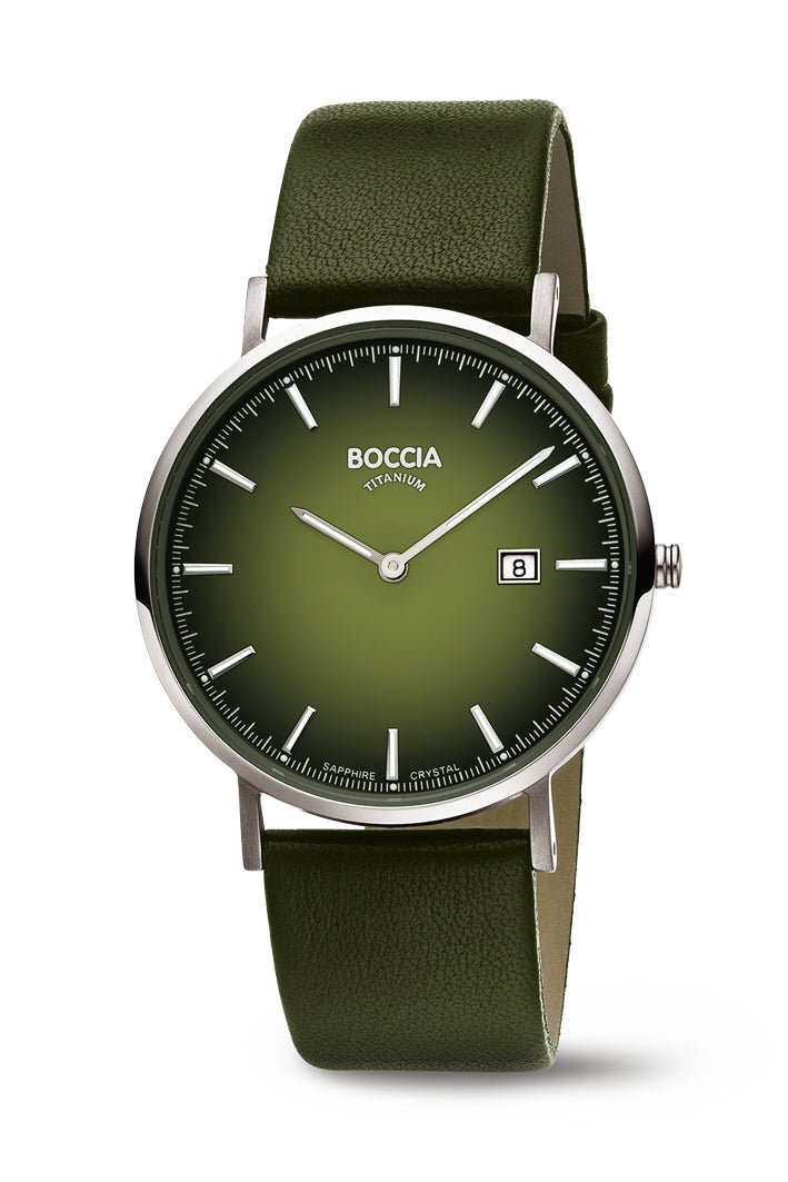 Boccia Mens Watch Titanium Sapphire crystal 39mm 3648-03