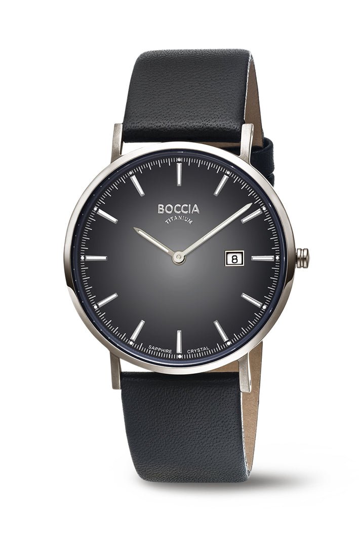 Boccia Mens Watch Titanium Sapphire crystal 39mm 3648-04