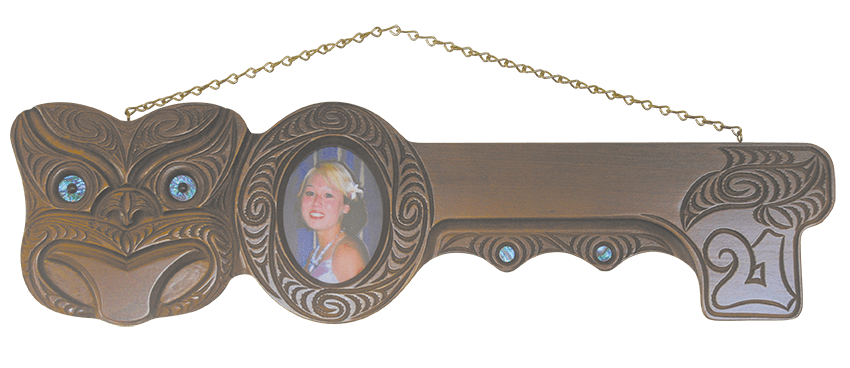 Native Wooden 21st key Large Mask Key WM430