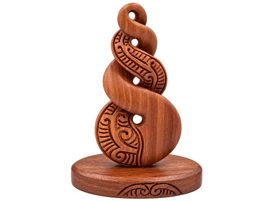 Wooden Ornament Twist 75mm VW26