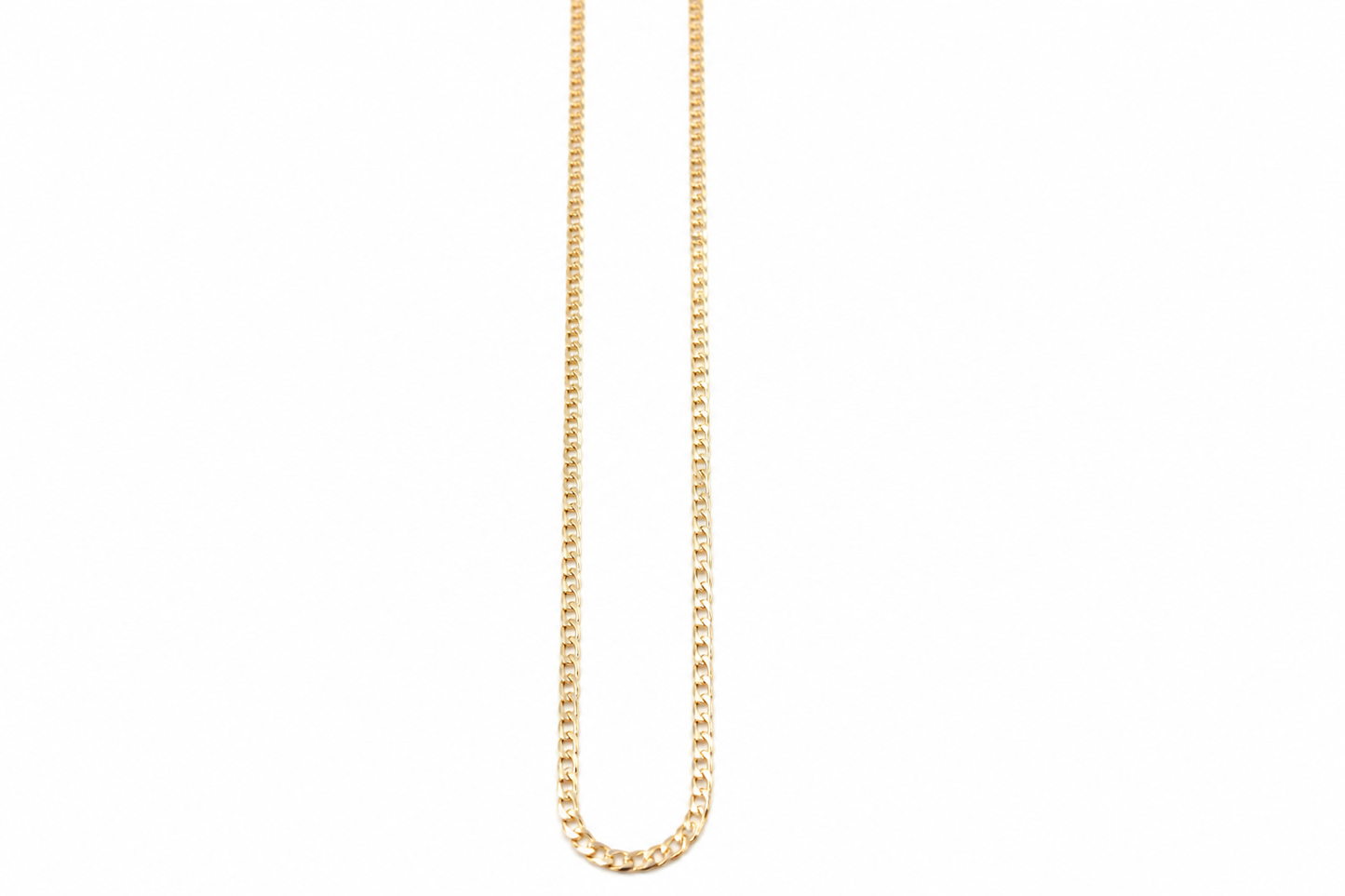 9ct Gold Curb Link Chain 6 sided 50 Gauge 50HK1445/4