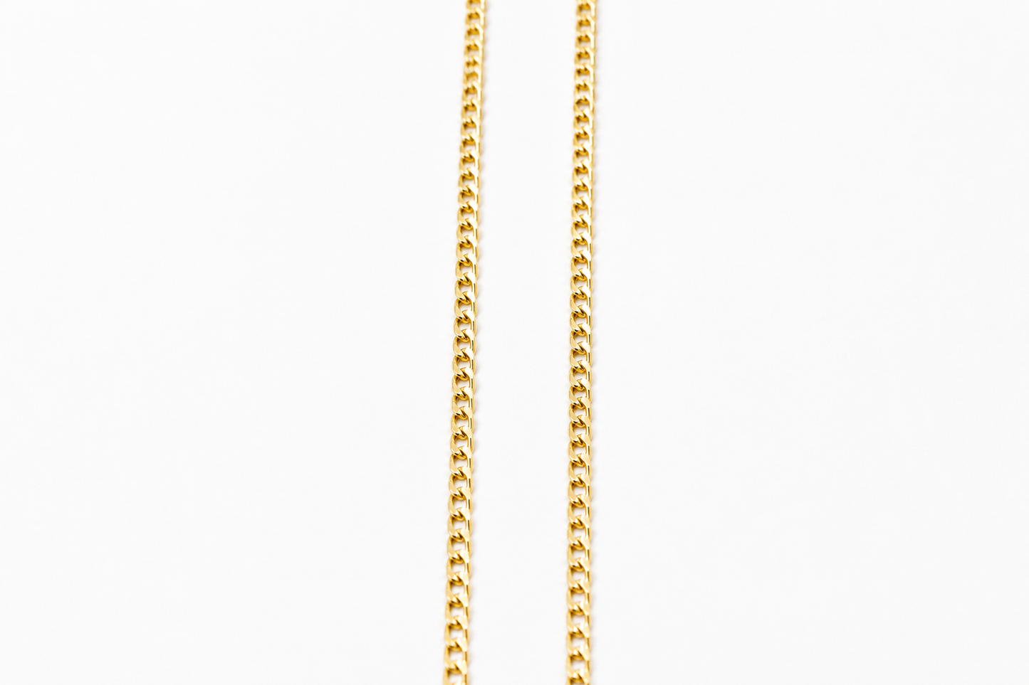 9ct Gold Curb Link Chain 6 sided 50 Gauge 50HK1445/4