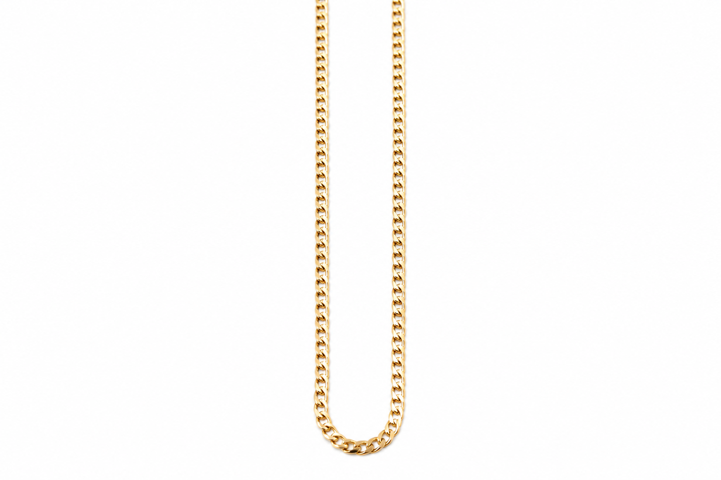 9ct Gold Curb Link Chain 6 sided 50 Gauge 60HK1445/4