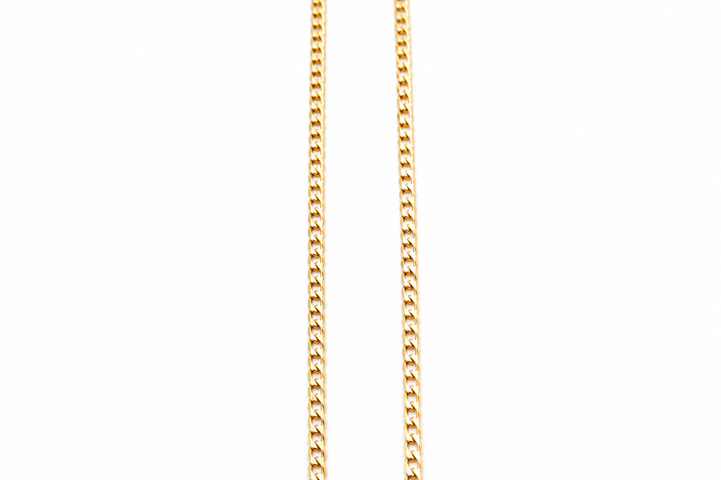 9ct Gold Curb Link Chain 6 sided 50 Gauge 60HK1445/4