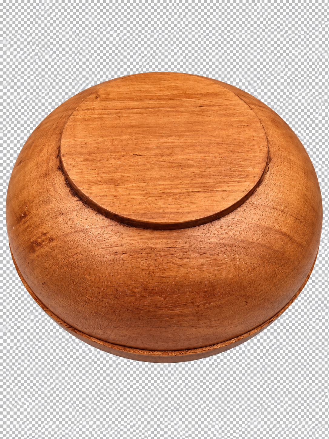 Bowl with Carved Top WA054
