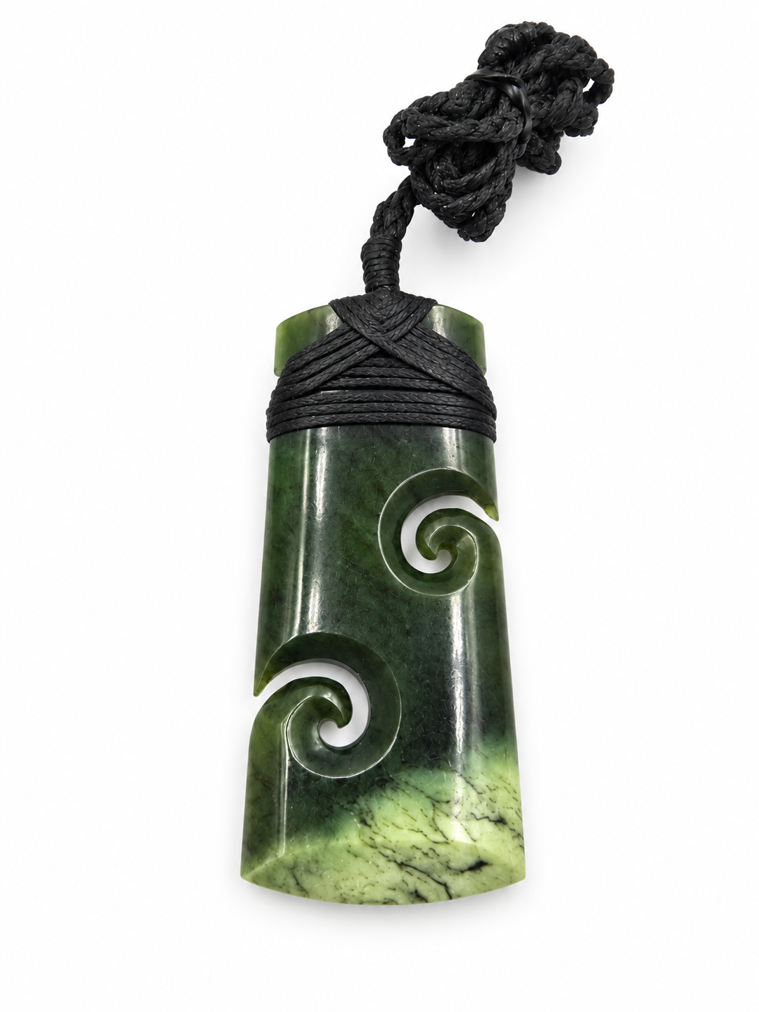 New Zealand Greenstone Toki Koru  75mm FVN92