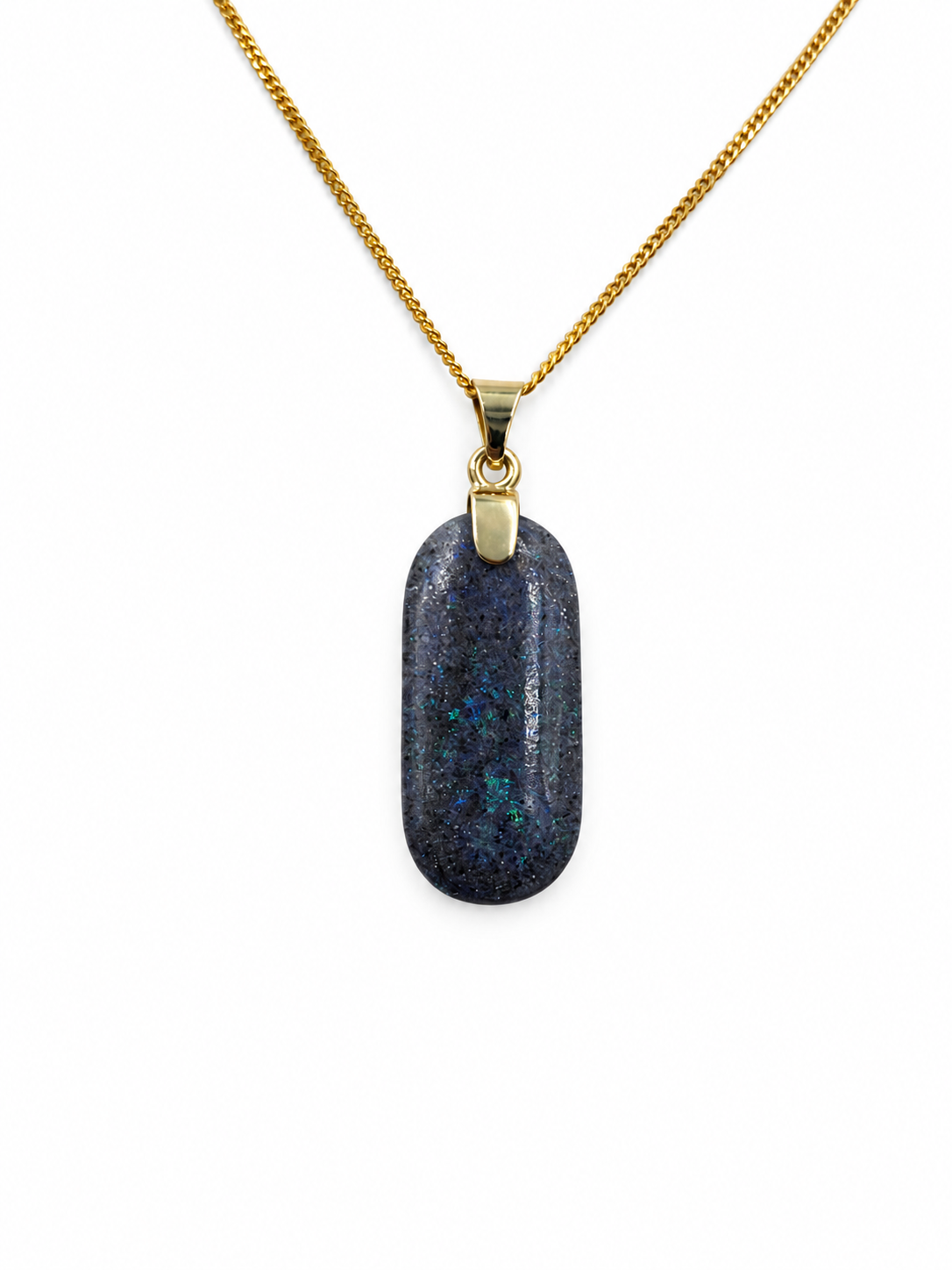 9ct Gold Set Full Opal Pendent SYP3629