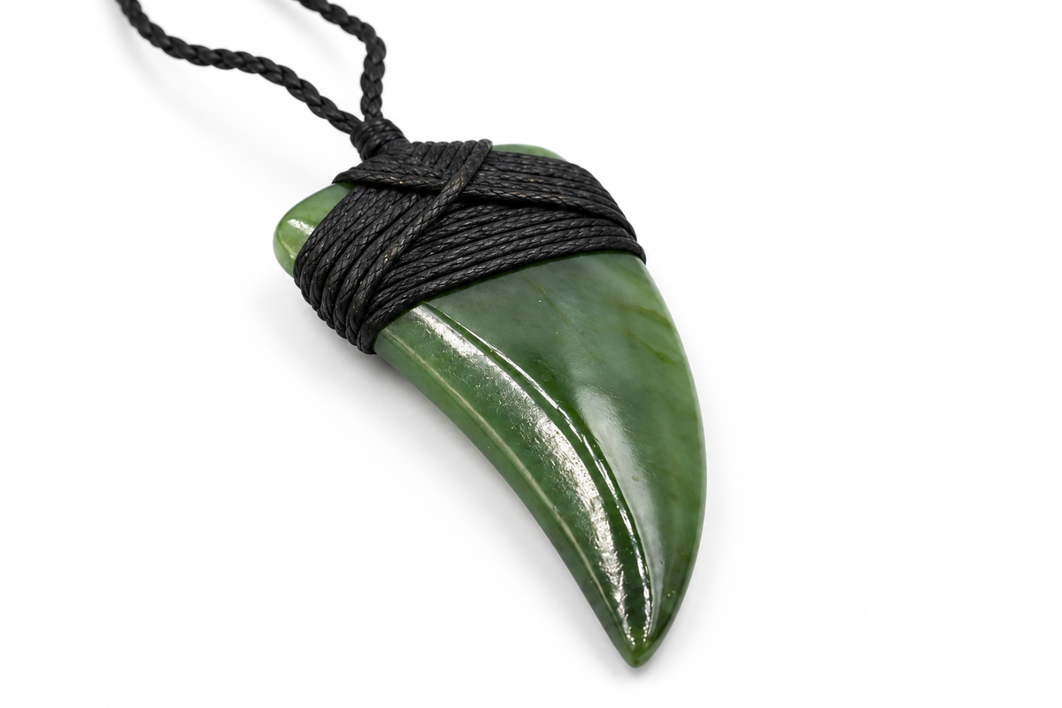 New Zealand Greenstone Tooth Toki 8290555
