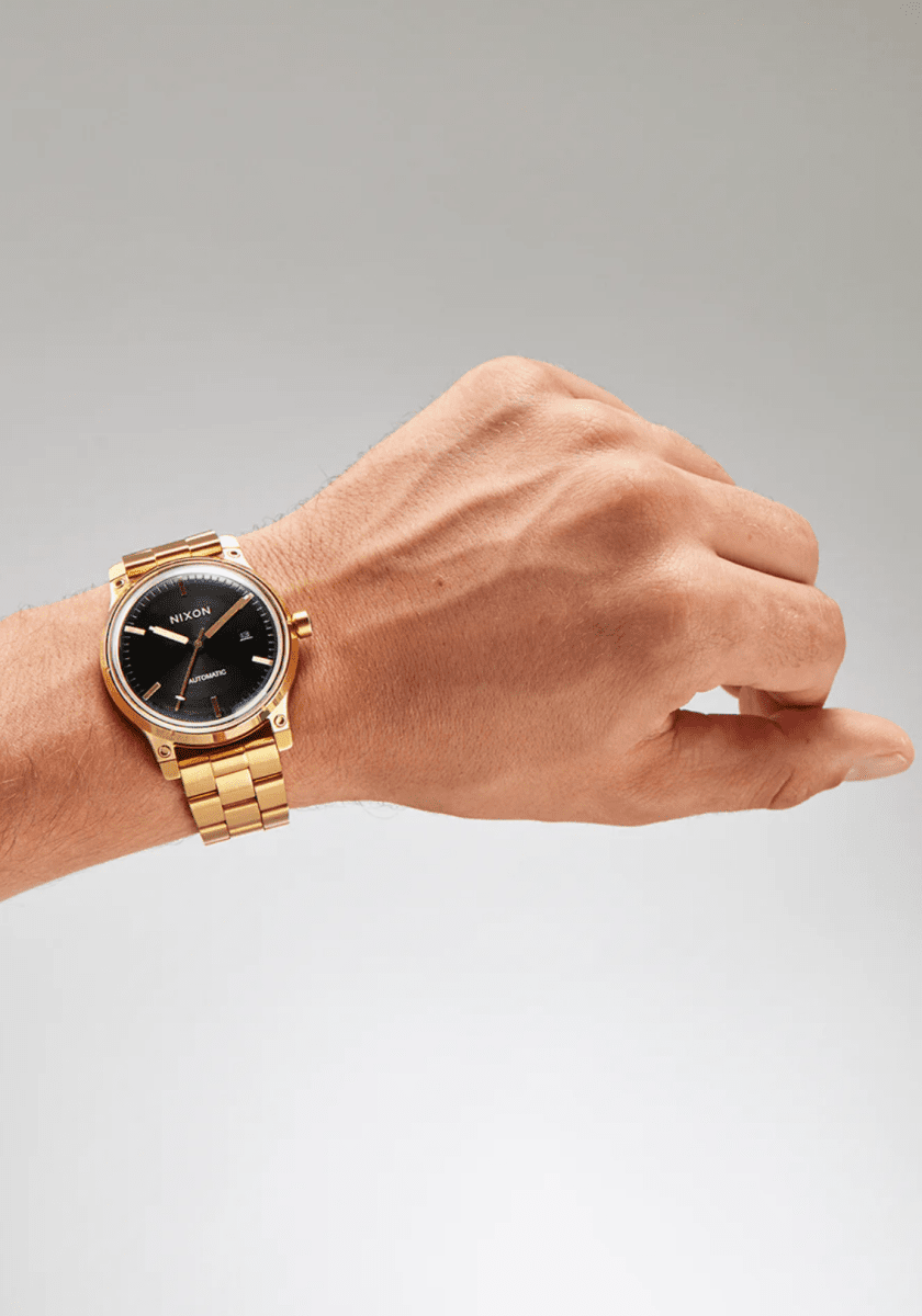 Nixon Mens 5th Element Gold/Black Watch - A1294 513-00