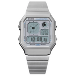 Casio Octagon Vintage Silver Watch - A130WE-7A