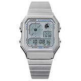 Casio Octagon Vintage Silver Watch - A130WE-7A