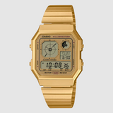 Casio Octagon Vintage Gold Watch - A130WEG-9A