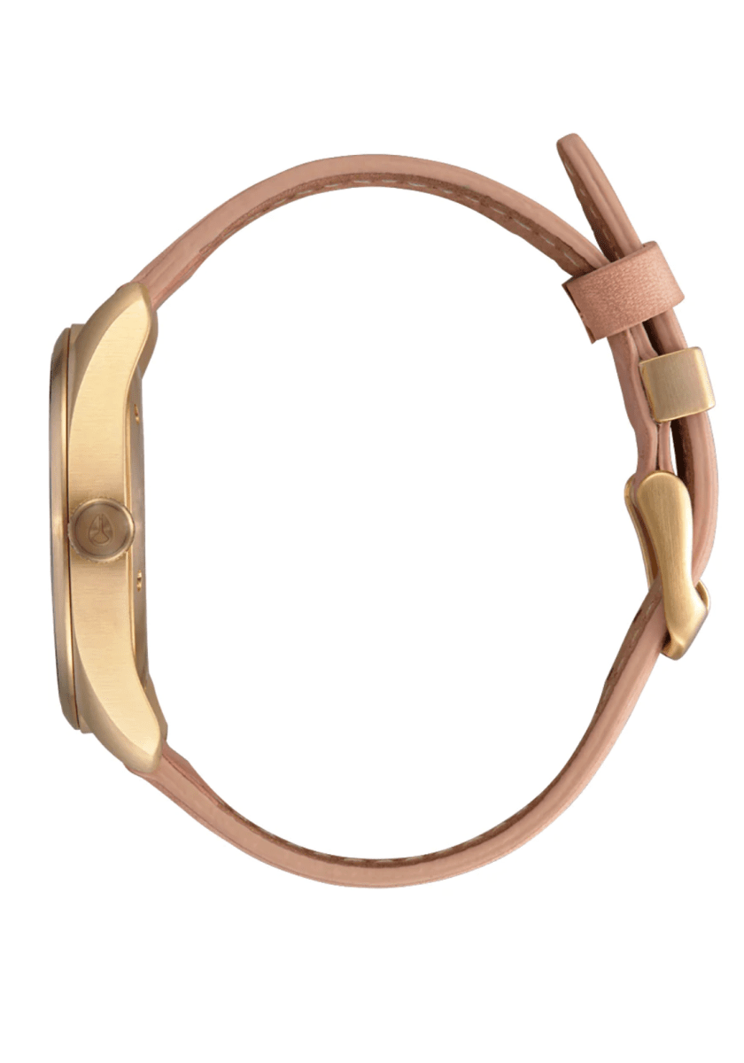 Nixon Ladies LIght Gold Thalia Leather Watch - A1343 5085-00