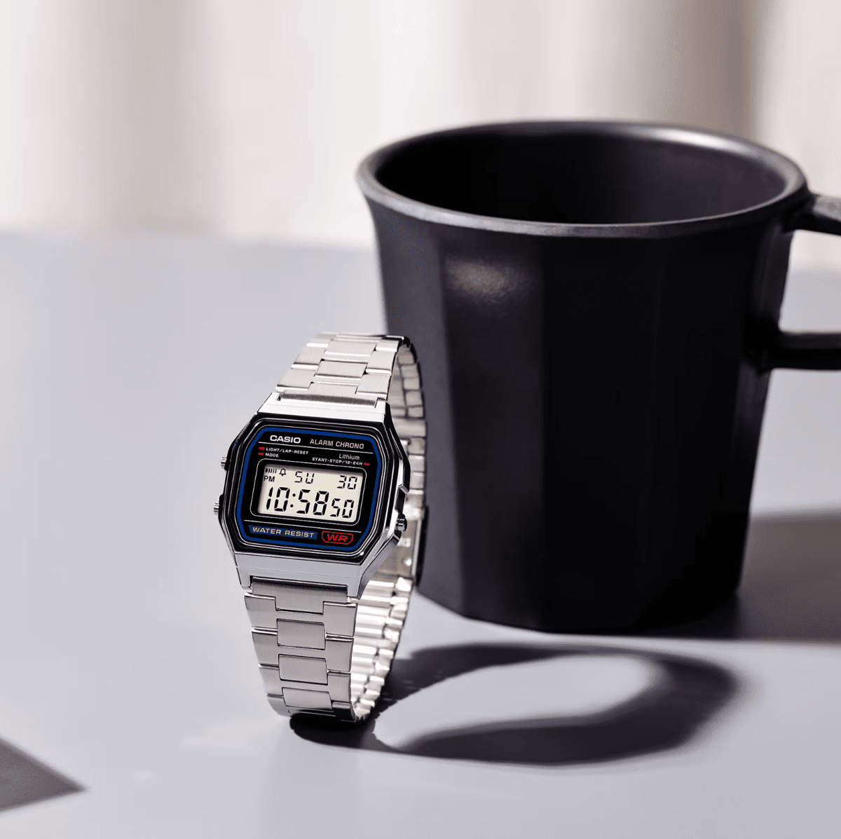 Casio Vintage Digital Series Alarm Watch - A158WA-1A