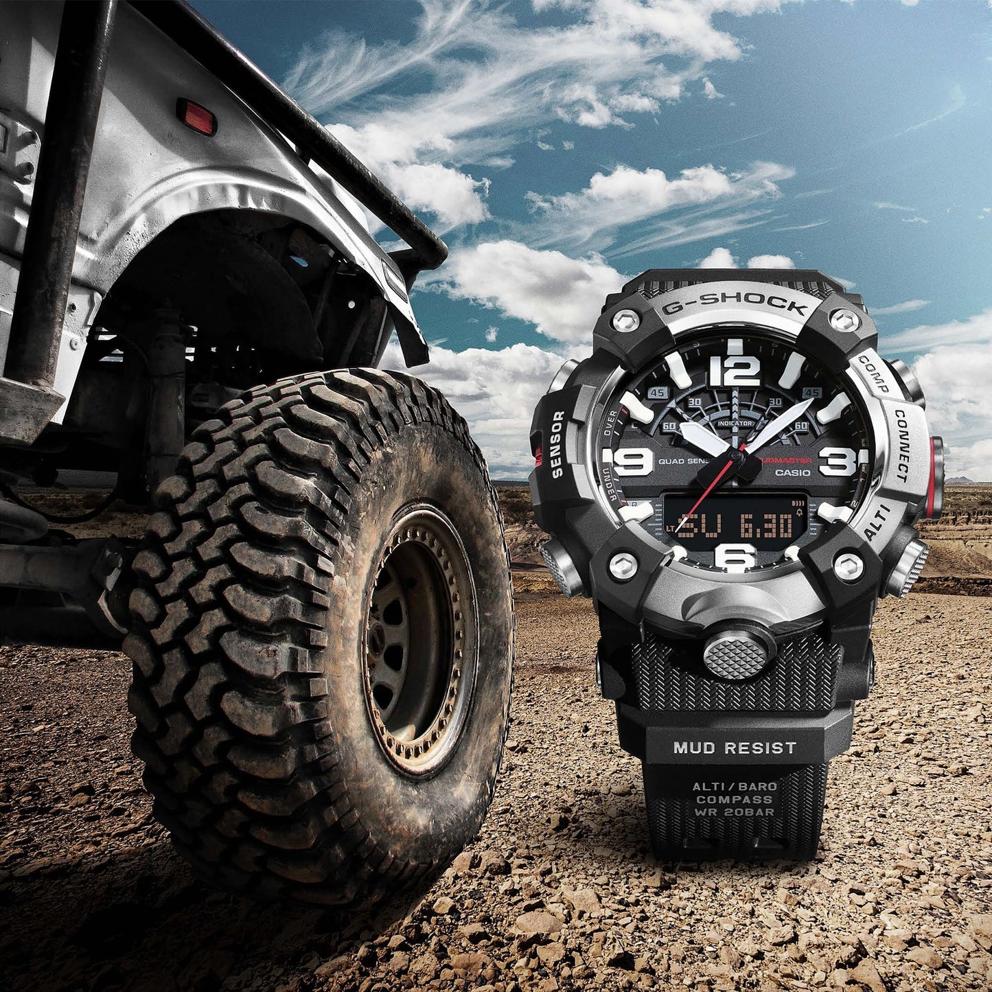 Gshock Master of G Duo Mudmaster GGB100XMB-1A
