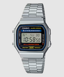 Casio Vintage Silver Digital Watch - A168WA-1