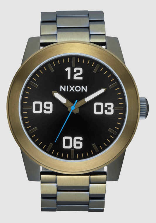 Nixon Mens Corporal SS Black Sunray /Surplus Watch - A346 5092-00