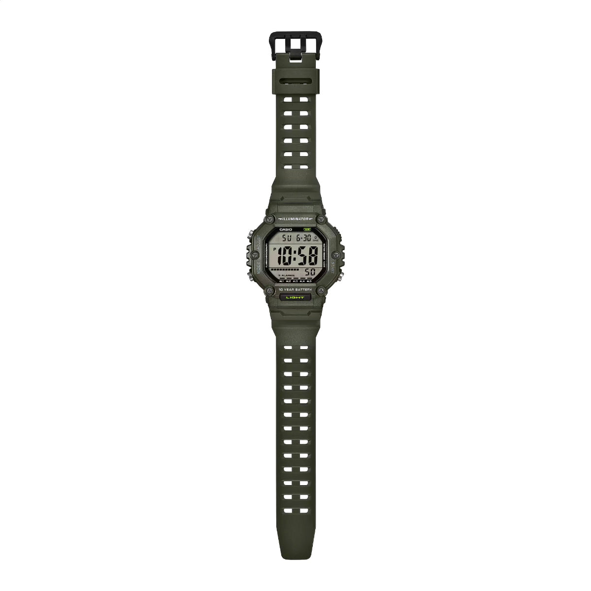 Casio Large Digi Watch - AE1600HX-3A extra Long Strap
