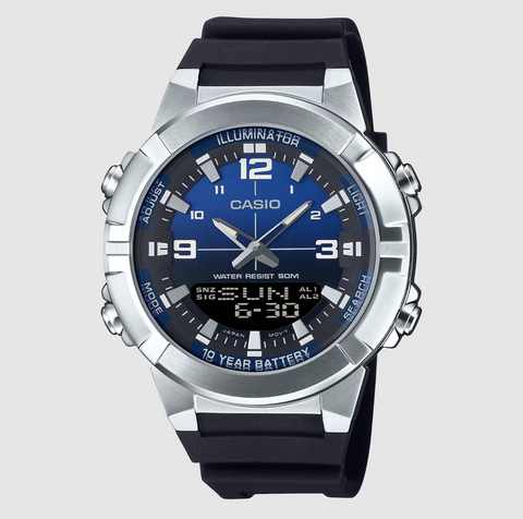 Casio Duo Gradient Blue/Black Watch - AMW870A-2A