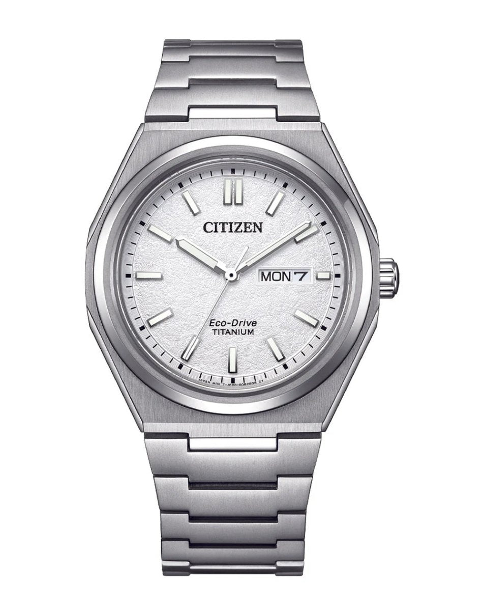 Citizen Men's Zenshin Titanium Eco Drive WR100 AW0130-85A