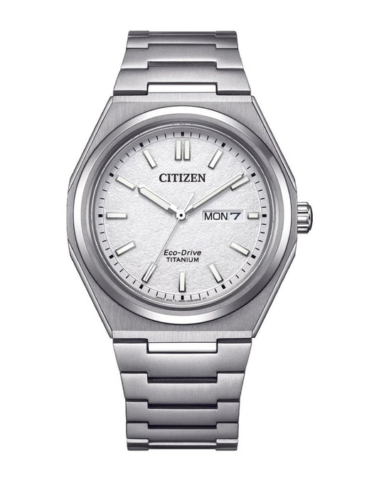 Citizen Men's Zenshin Titanium Eco Drive WR100 AW0130-85A