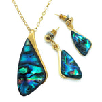 Paua Set Gold Plated Boxed BBJ1121S
