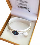 New Zealand Paua silver Plated Bangle BBJ1205BG