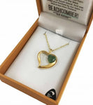 New Zealand Pounamu Set Gold Plated BBJ4188P