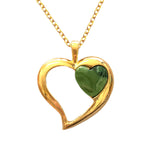 New Zealand Pounamu Set Gold Plated BBJ4188P