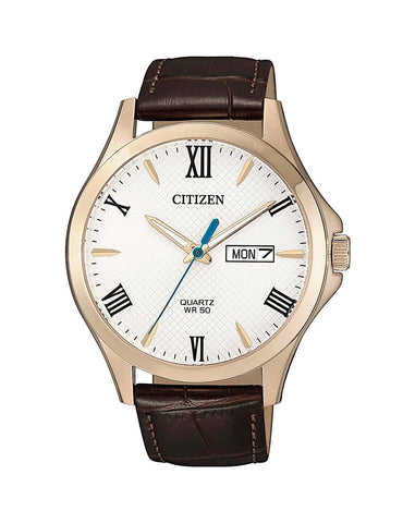 Citizen Mens Leather strap Watch - BF2023-01A