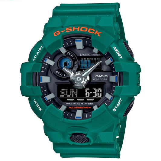 Casio G shock Duo Scator Flavour Green case GA700SC-3A