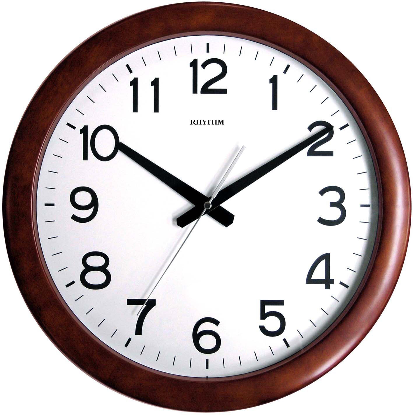 Rhythm Wooden Wall Clock CMG919NR06
