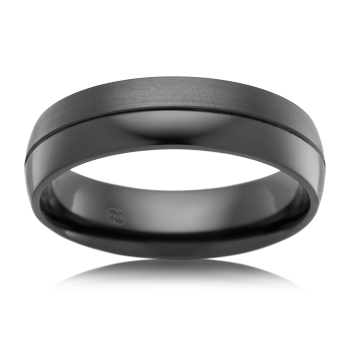 Zirconium ring Matt Polished split CW4440/6