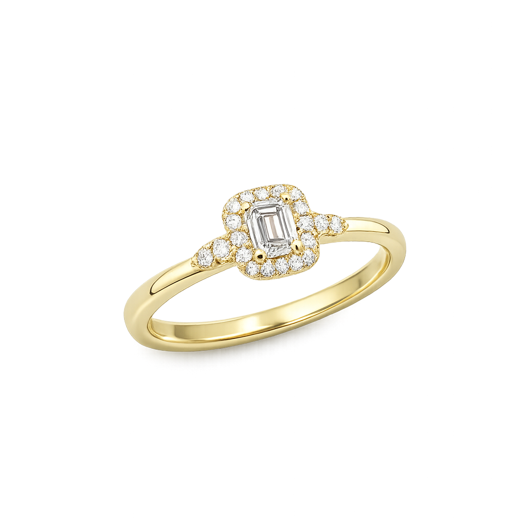 9ct Gold Lab Diamond Ring SJAURG4054L
