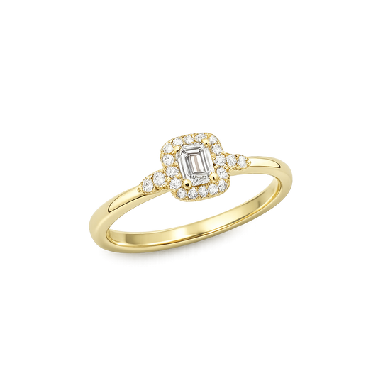 9ct Gold Lab Diamond Ring SJAURG4054L