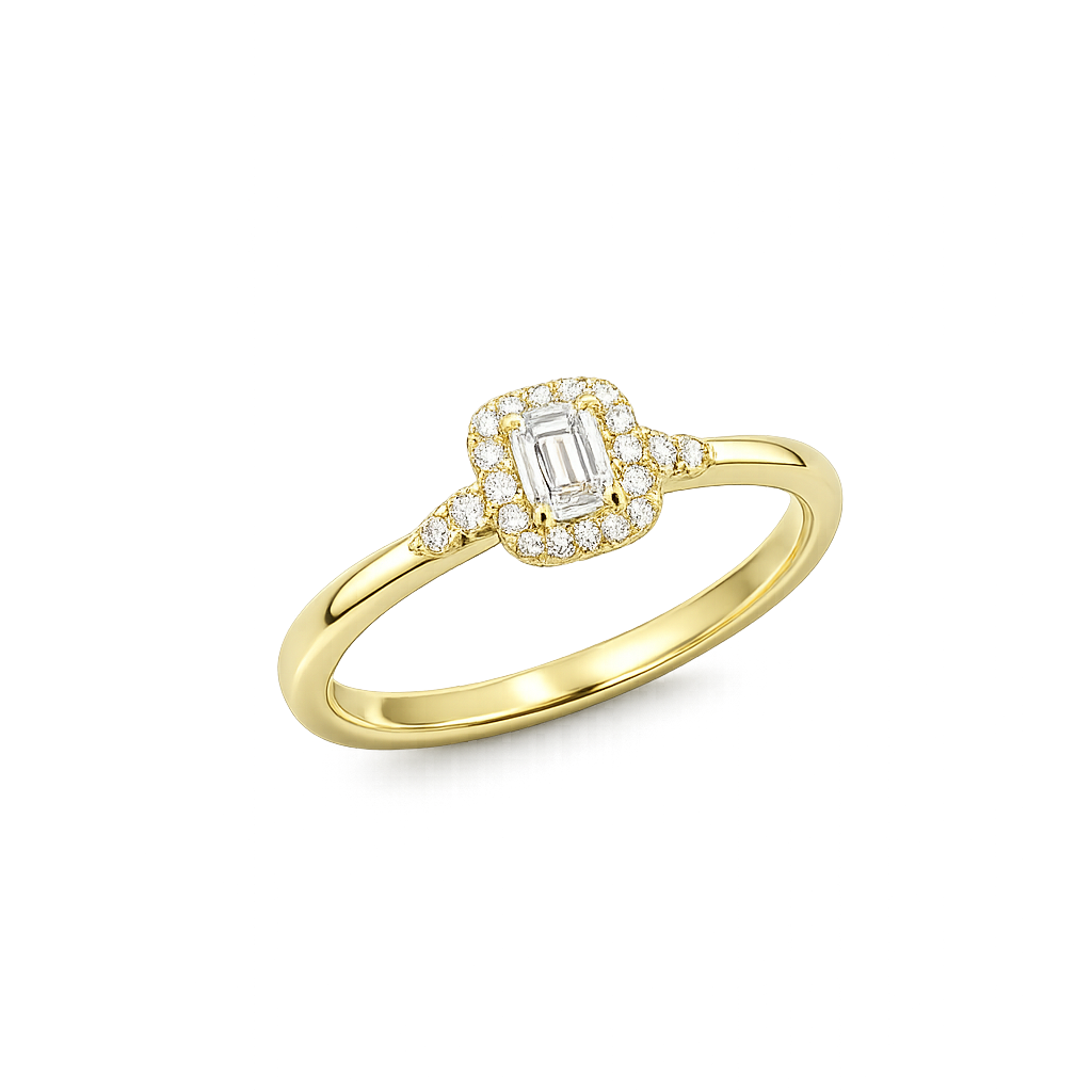 9ct Gold Lab Diamond Ring SJAURG4054L