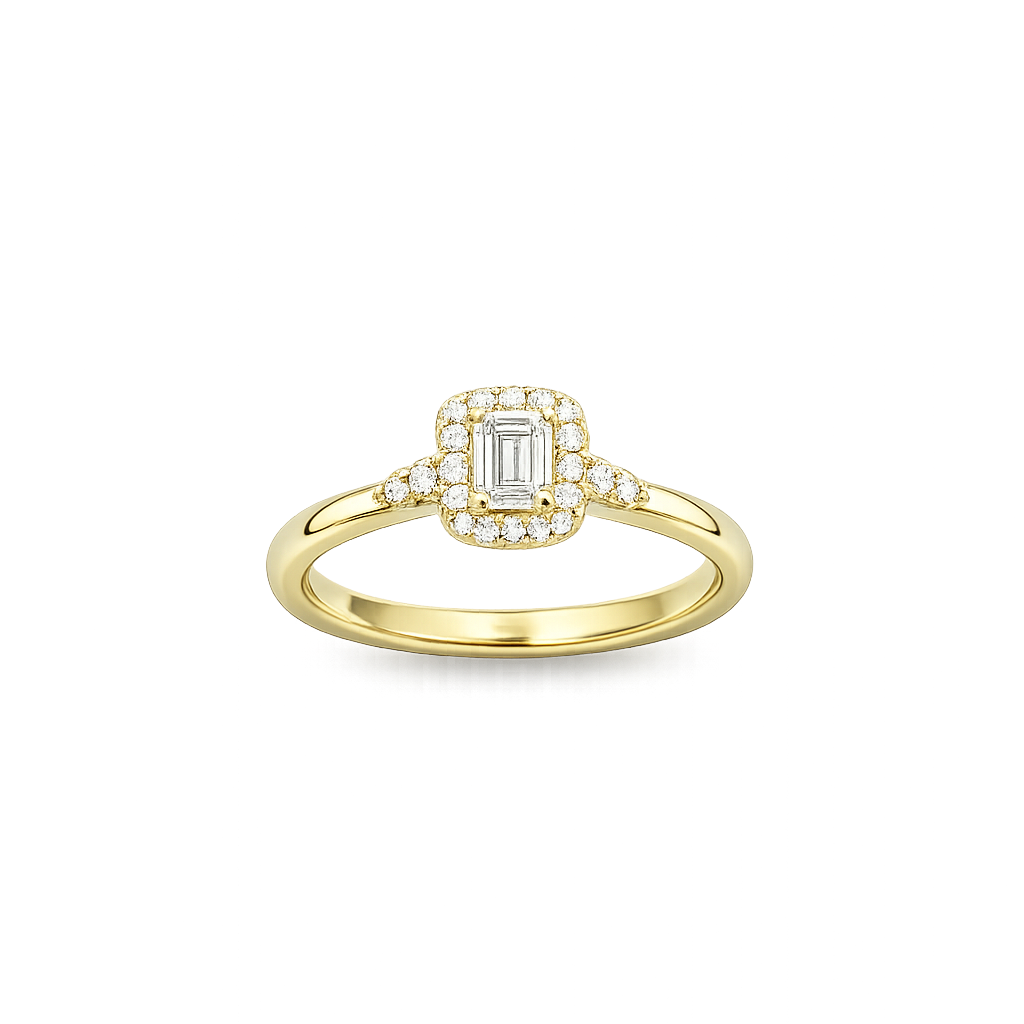 9ct Gold Lab Diamond Ring SJAURG4054L