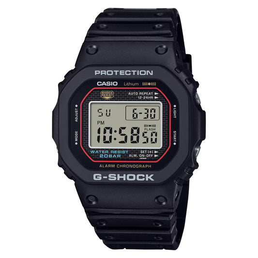 G shock Mens Original First Model Recreation Steel Case DW5000R-1A