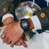 G shock Mens Original First Model Recreation Steel Case DW5000R-1A