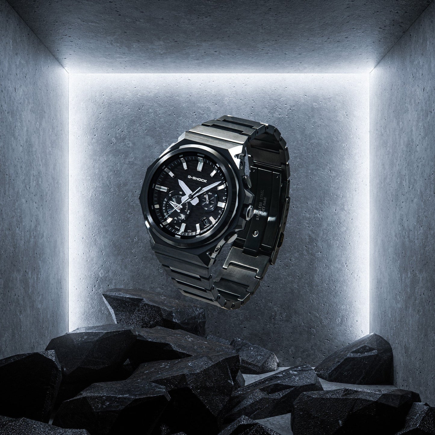 Gshock G steel Analogue GSTB1000BD-1A